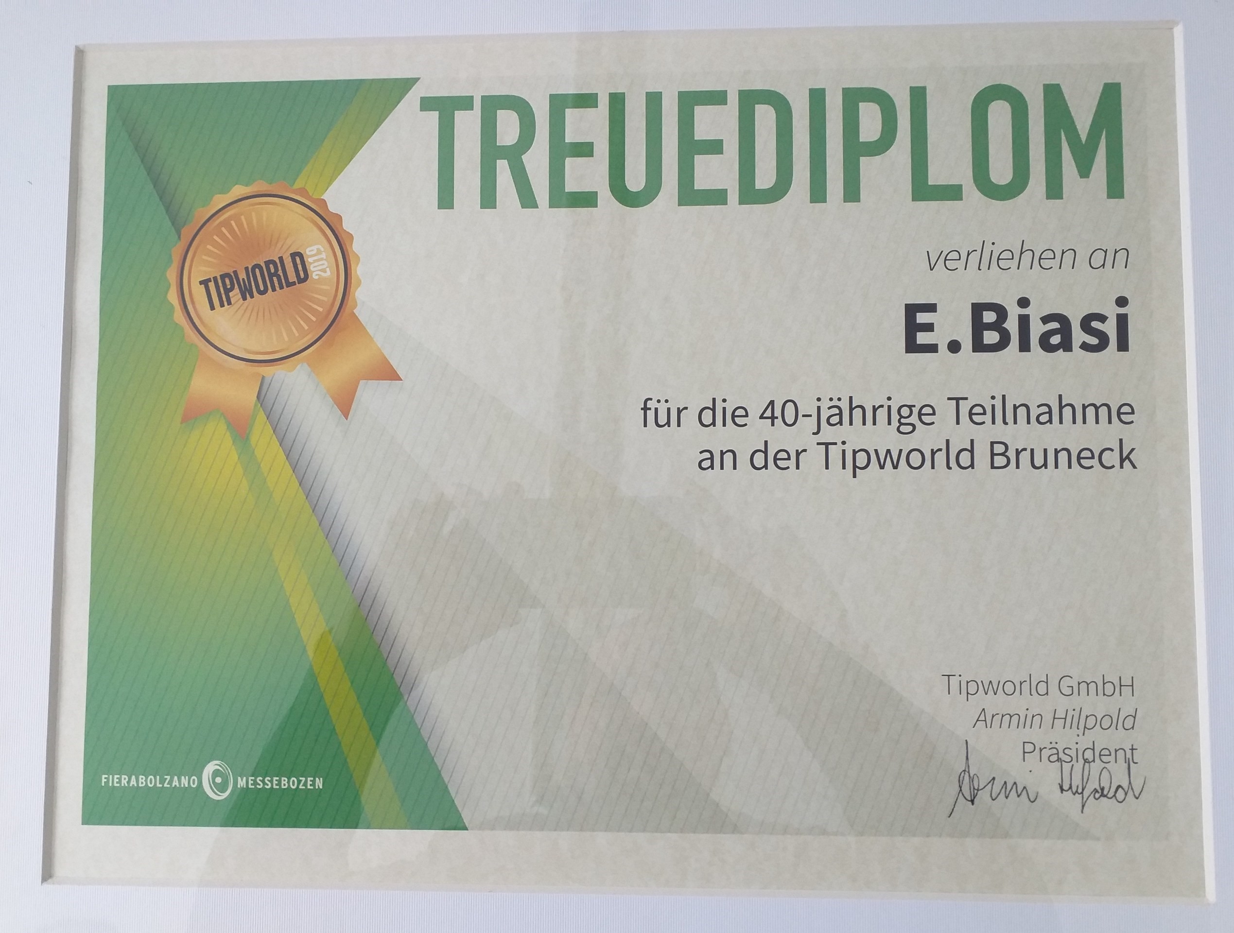 Tipworld - Bruneck - 40 Jahre