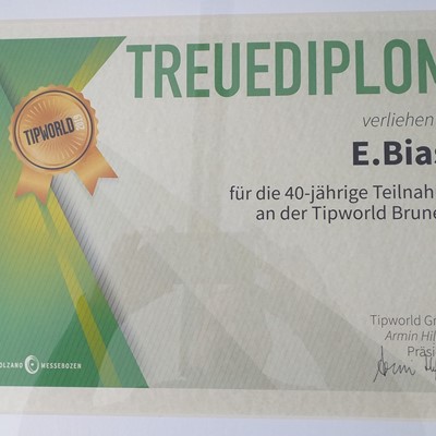 Tipworld - Bruneck - 40 Jahre