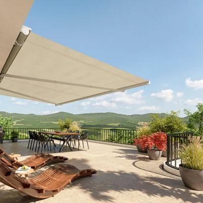 Neue Gelenkarmmarkisen von Stobag Mod. Vivo